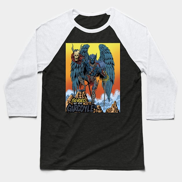 Sword of the Gargoyle 1 Baseball T-Shirt by Blue Moon Comics Group